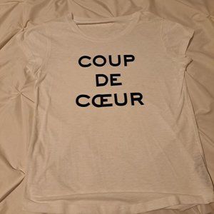 Zadig & Couer t-shirt, never won. AUTHENTIC!  Says L but fits more like a M or e